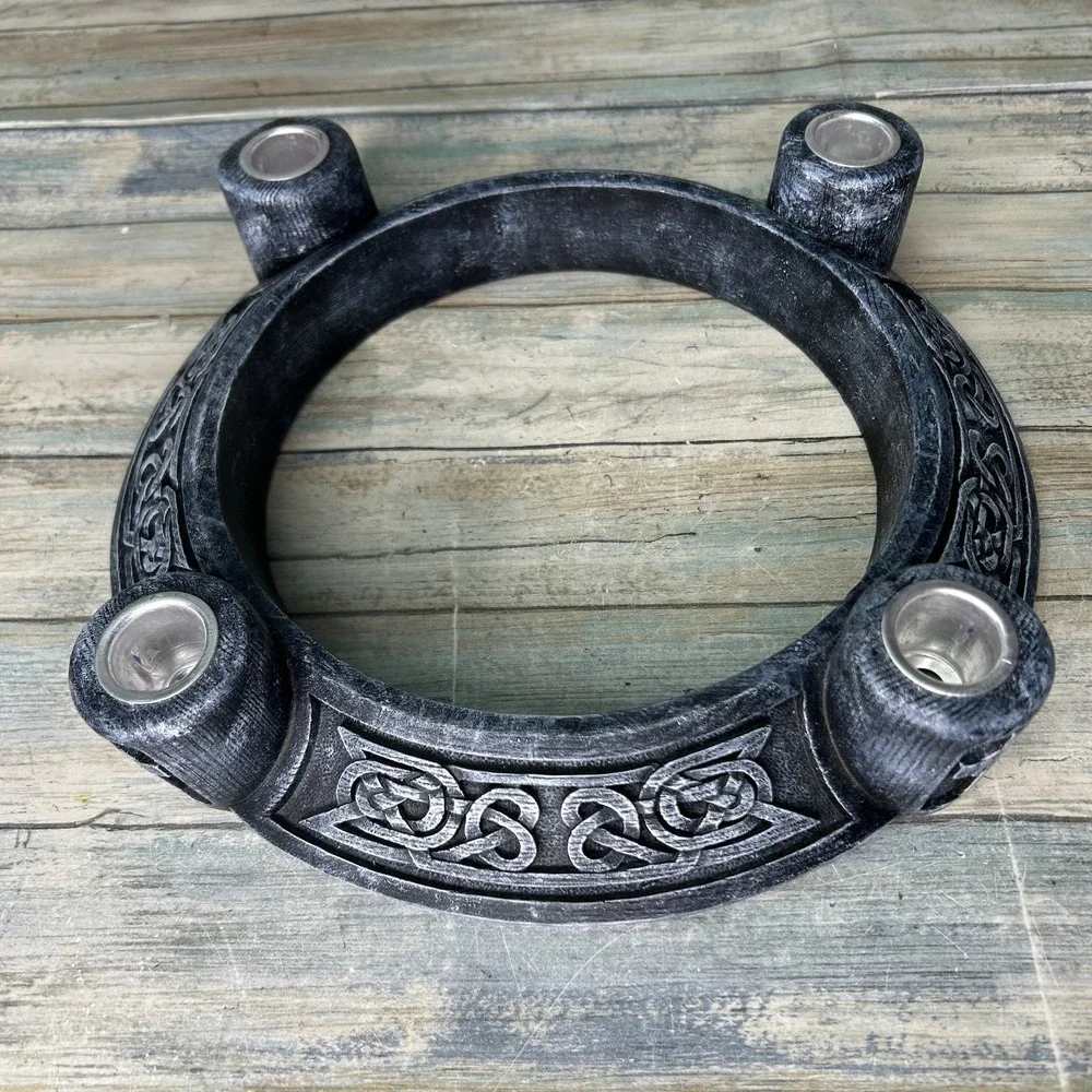 Celtic Knot Candle Holder Advent Wreath Abbey Press Irish Holiday Wedding